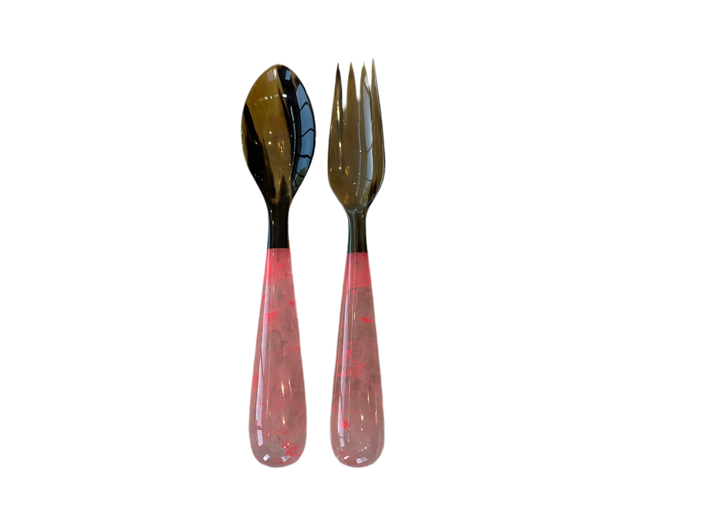 Large Resin Servers Bright Pink