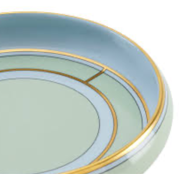Diva Verde Round Change Tray