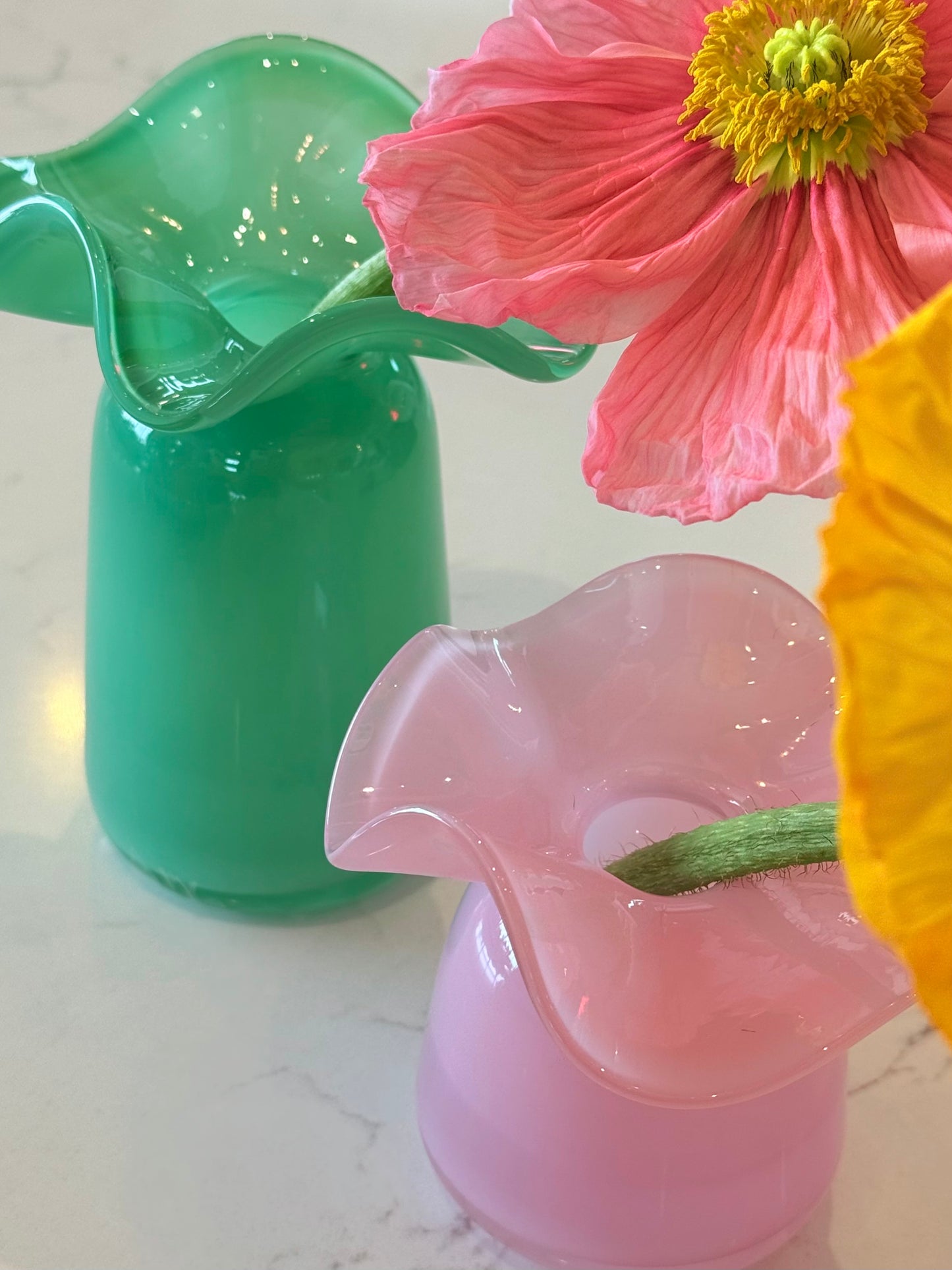 Candy Bud Vase Medium - Aqua