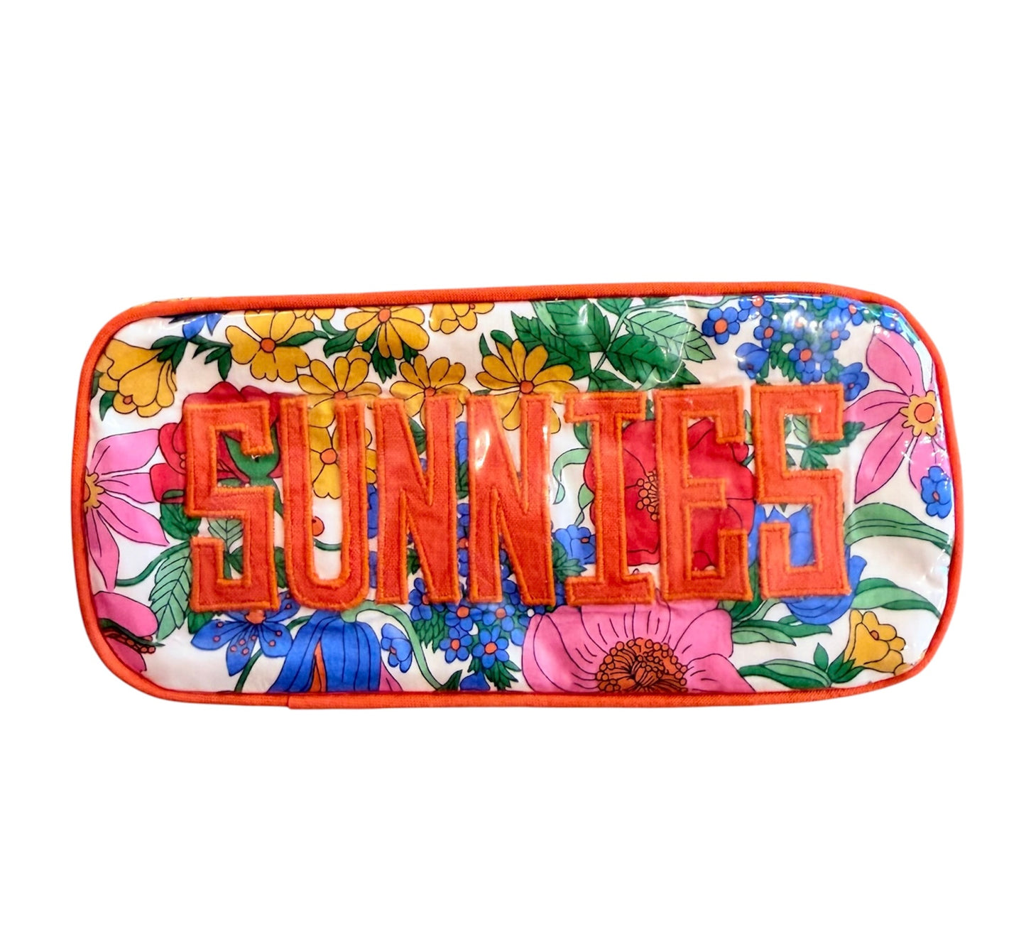 Orange Liberty Floral Sunnies Case