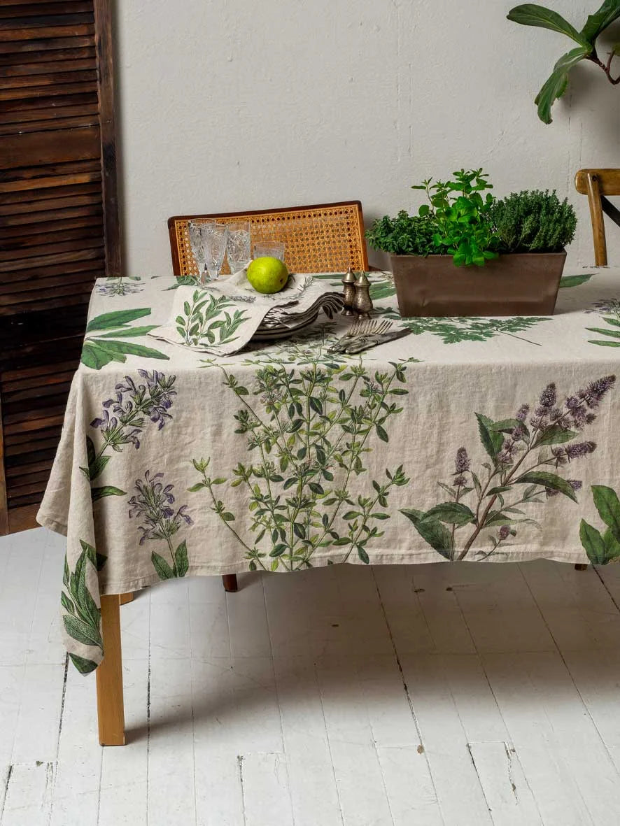 67x130in Fine Herbs Tablecloth