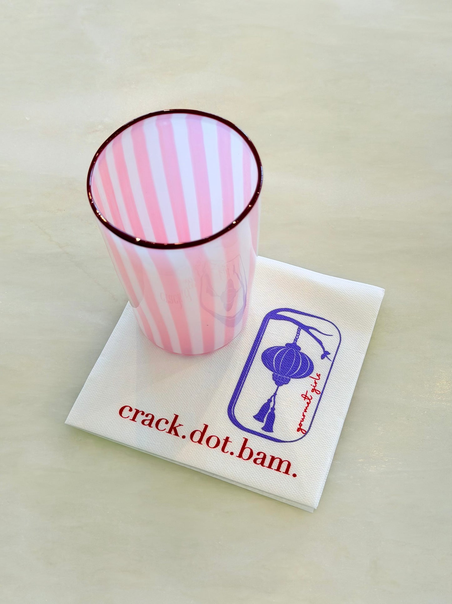 GG Bespoke Mahjong Cocktail Napkins
