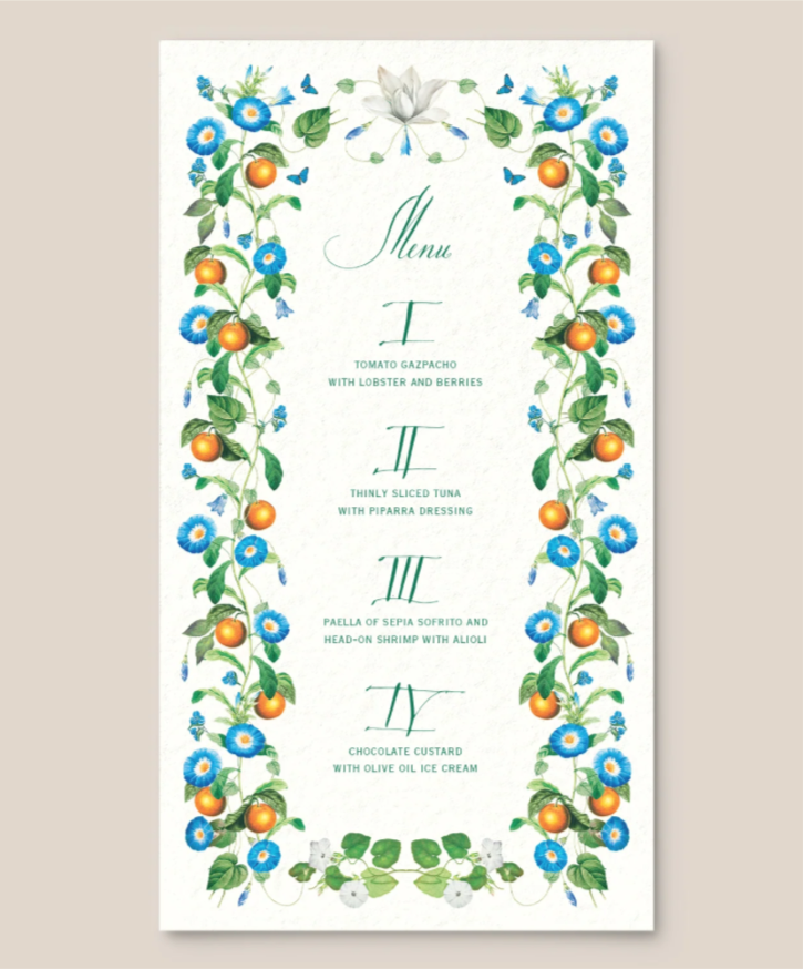 Casa Felix Mediterraneo Menus S/10 9x5