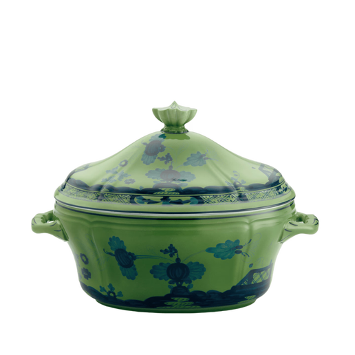 Oriente Italiano Malachite Tureen by Ginori 1735