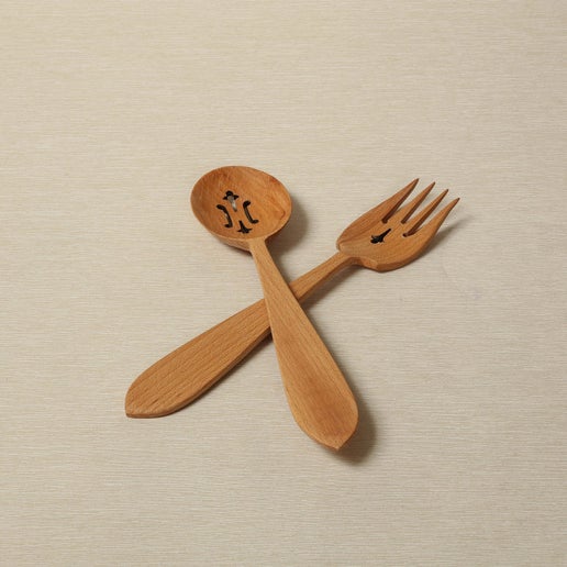 Beechwood Salad Server Set
