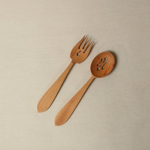 Beechwood Salad Server Set