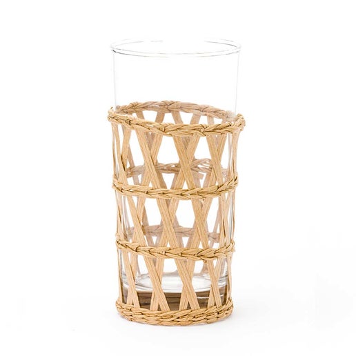 Island Wrapped Ice Tea Glass Set Of 4