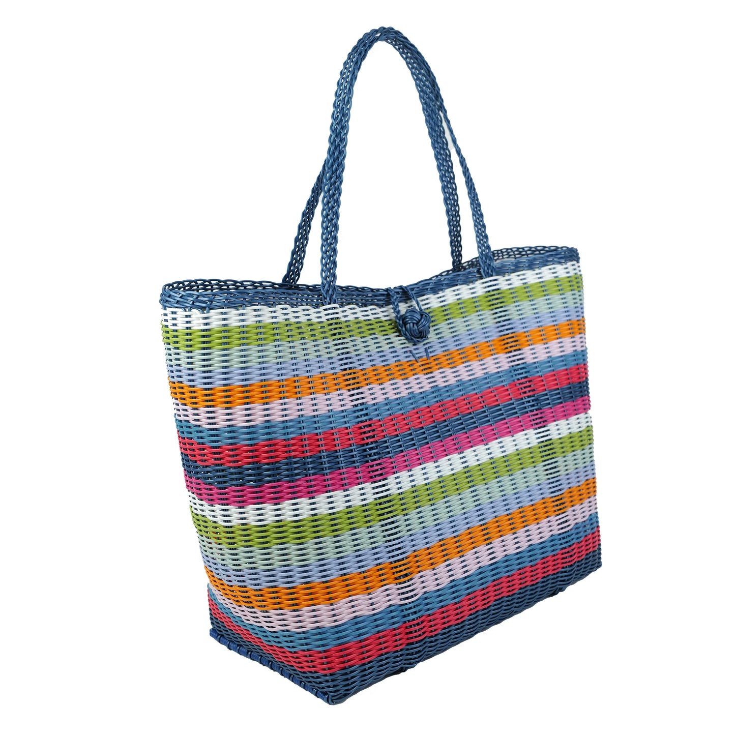 The Lilley Line Heavy Load Multi-Stripe Bright Tote
