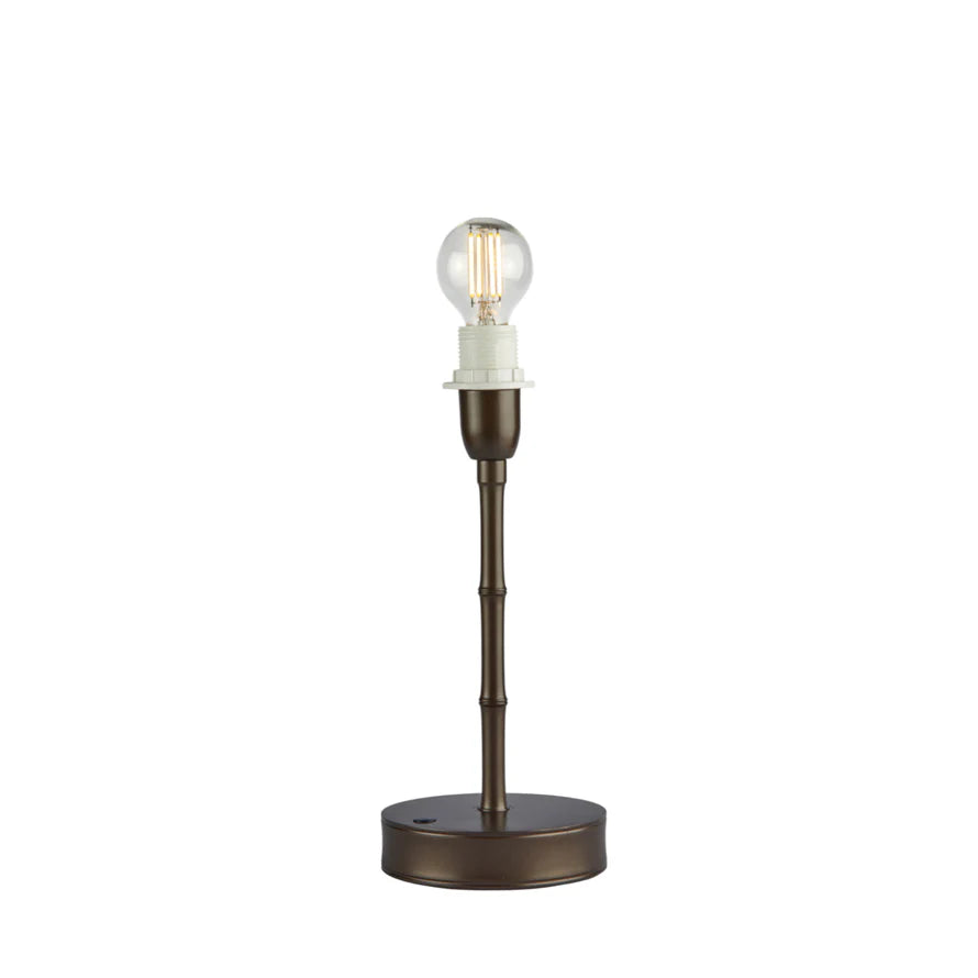 Bronze Bamboo Lamp Base - 10"