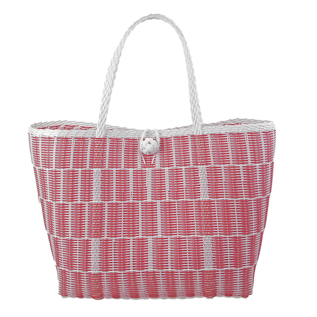 The Lilley Line Medium Brick Light Wash Tote
