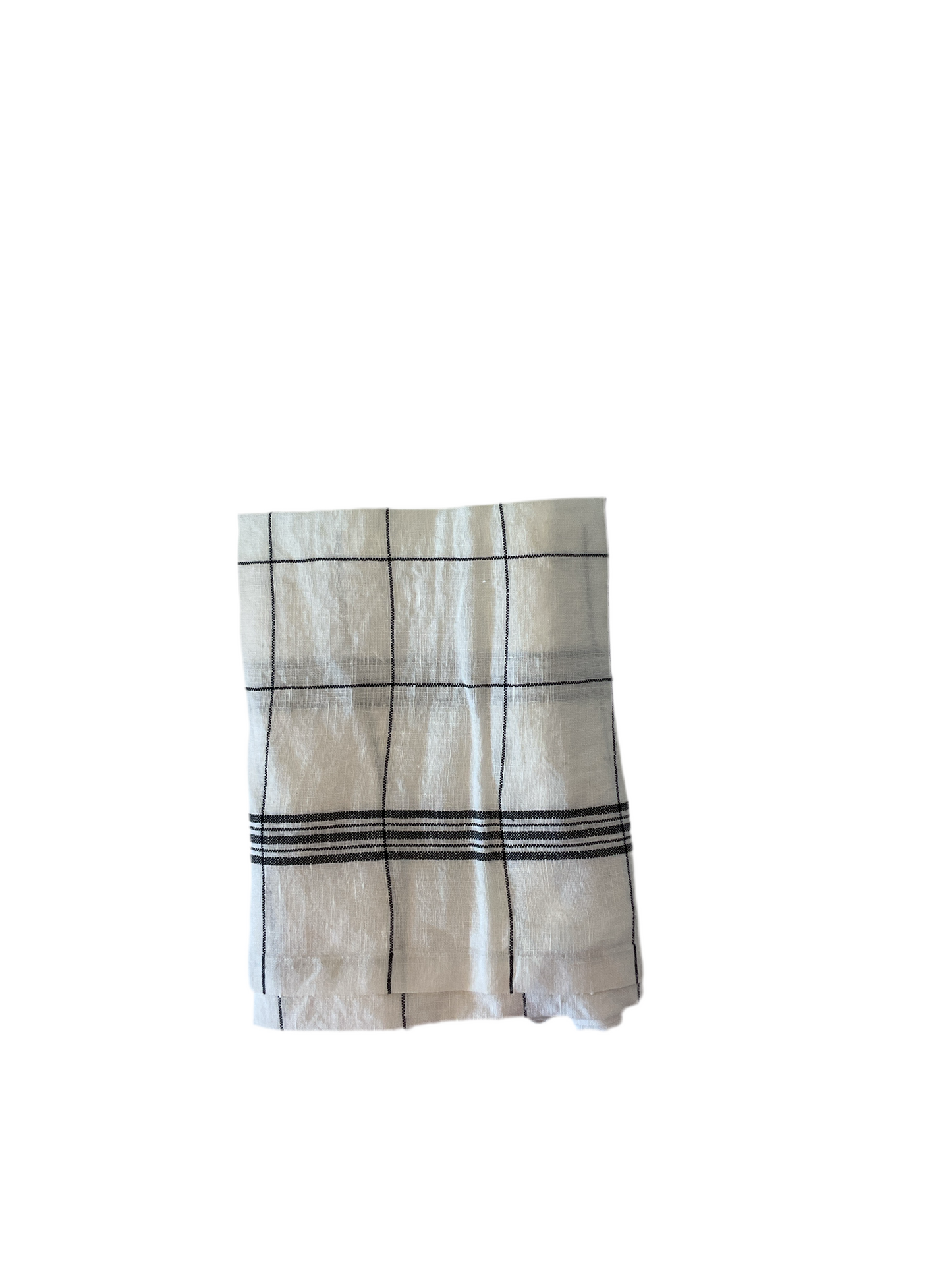 Charvet Tea Towel Bistrot check pattern
