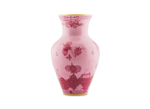 Oriente Italiano Porpora Vase by Ginori 1735