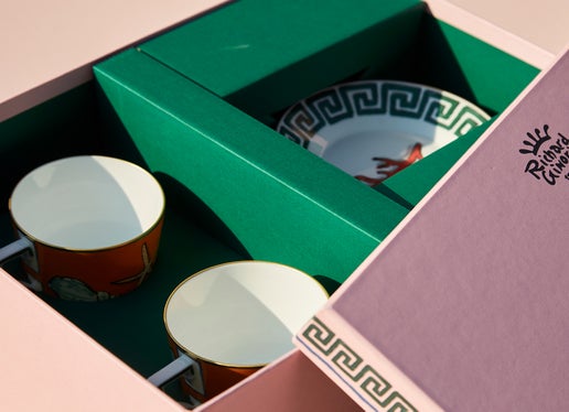 Il viaggio di Nettuno Tea Set for Two by Ginori 1735