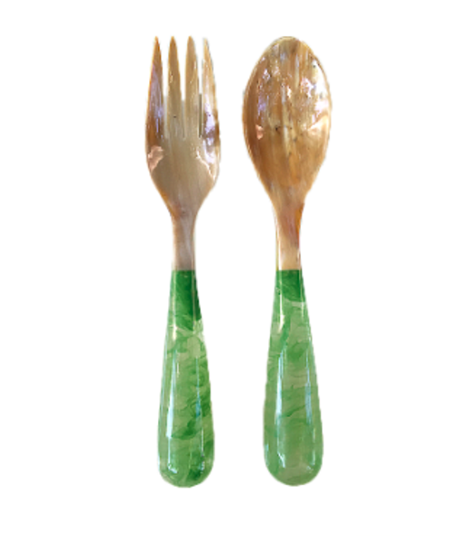 Large Resin Servers lime green