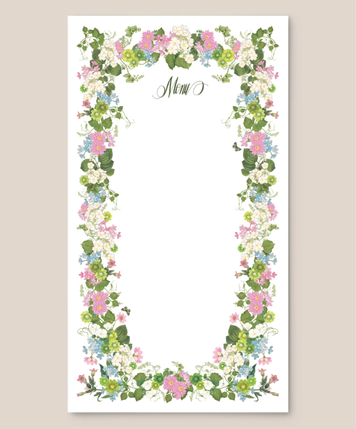 Casa Felix Provence Menus S/10 9x5