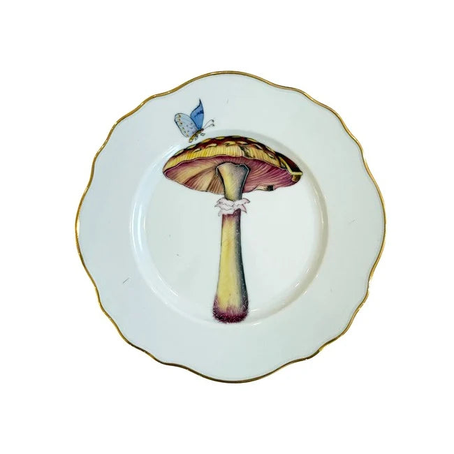 Anna Weatherly Forest Mushrooms Salad/Dessert Plate 2