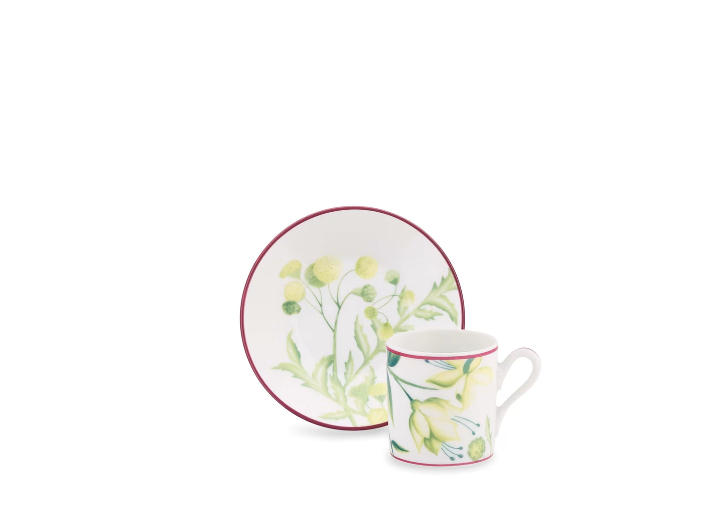 Florenza Acanto Espresso Set for 2 by Ginori 1735