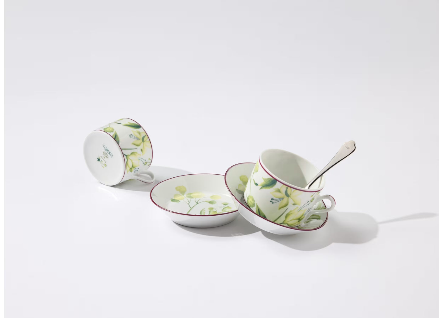 Florenza Acanto Tea Cup and Saucer by Ginori 1735