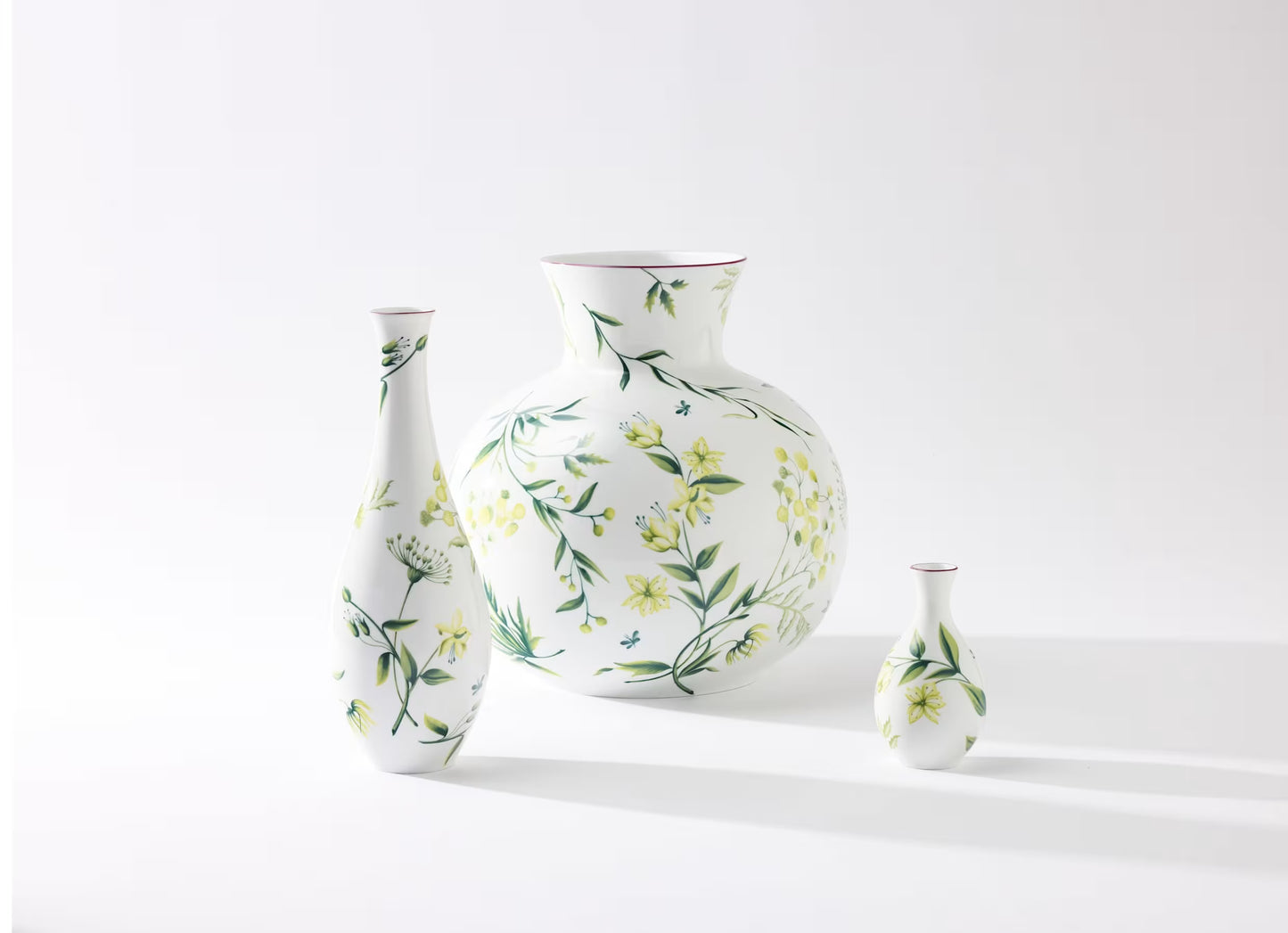 Florenza Acanto Spherical Vase by Ginori 1735