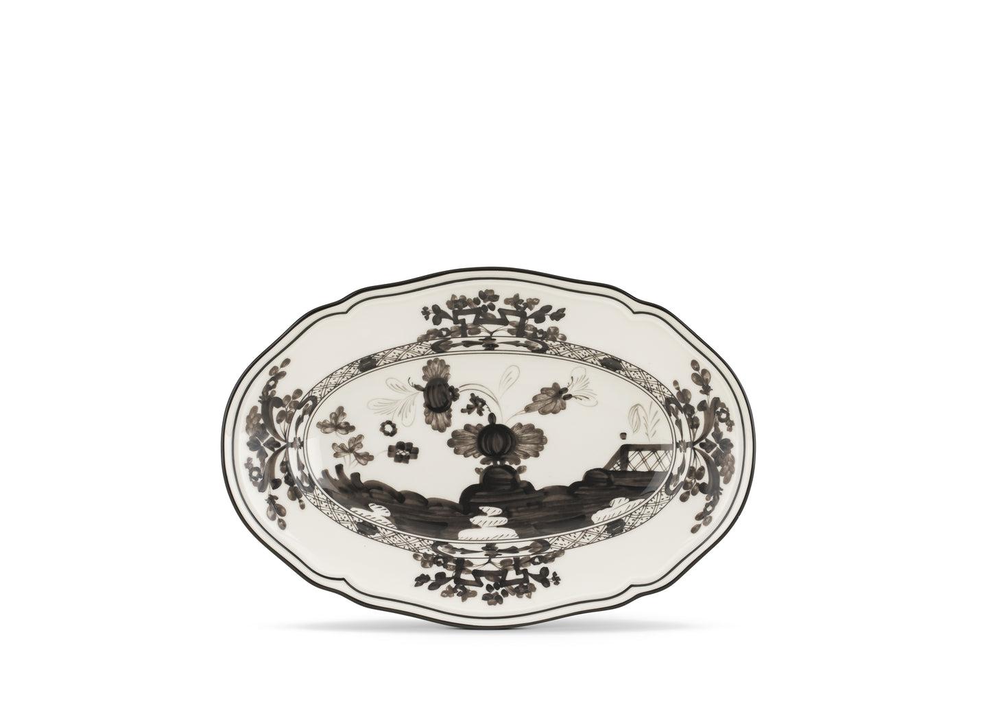 Oriente Italiano Albus Pickle Dish by Ginori 1735