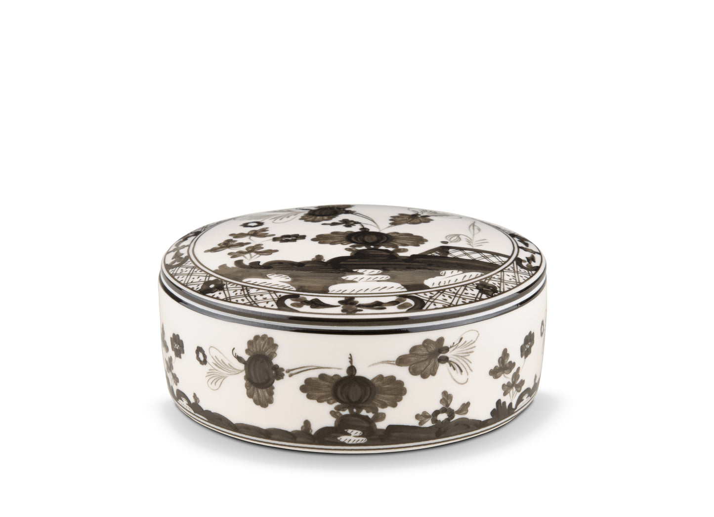 Oriente Italiano Albus Round Box with Cover by Ginori 1735