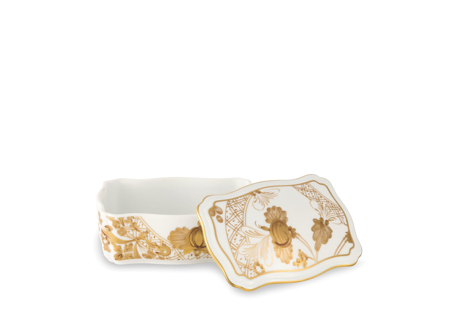 Oriente Italiano Aurum Trinket Box by Ginori 1735