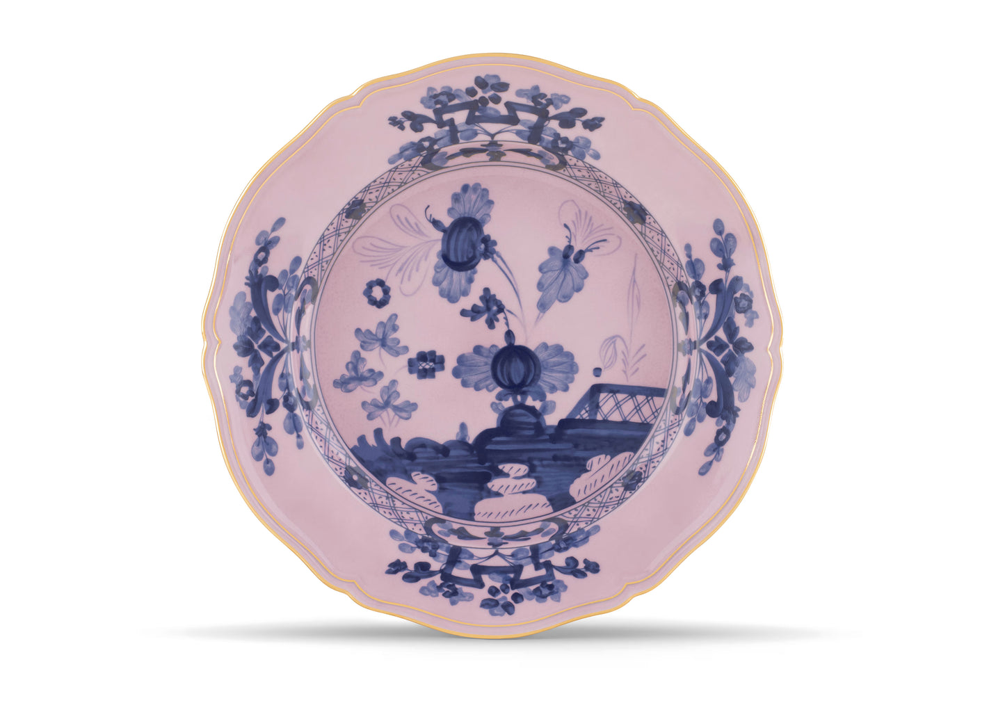 Oriente Italiano Azalea Round Platter by Ginori 1735