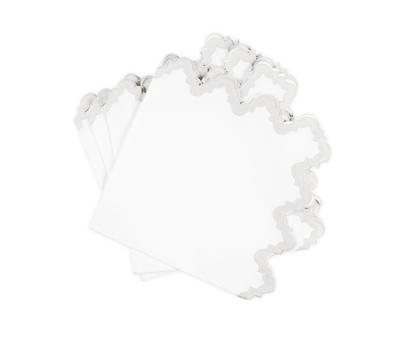 Aziza Napkins - Silver