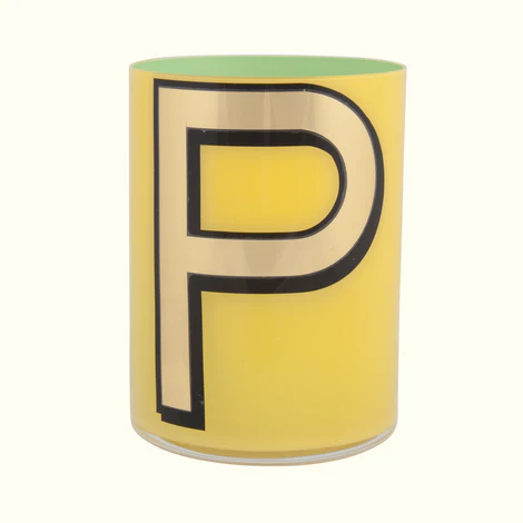 Alphabet Brush Pot - P