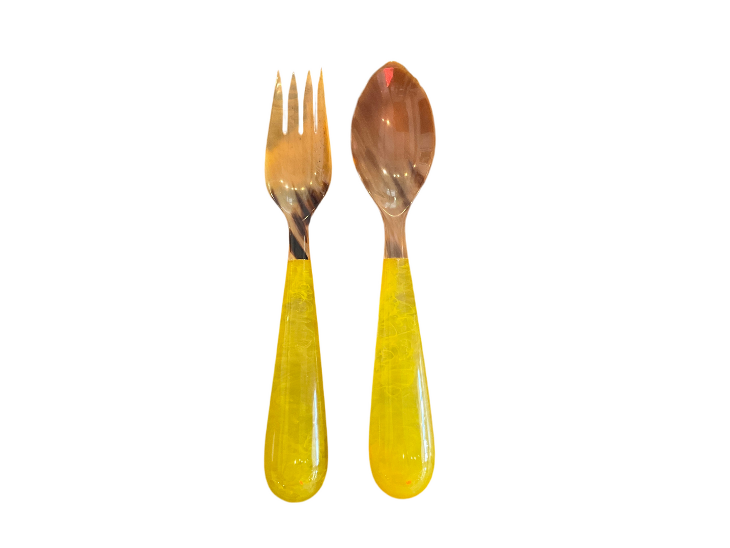 Large Resin Servers Yellow