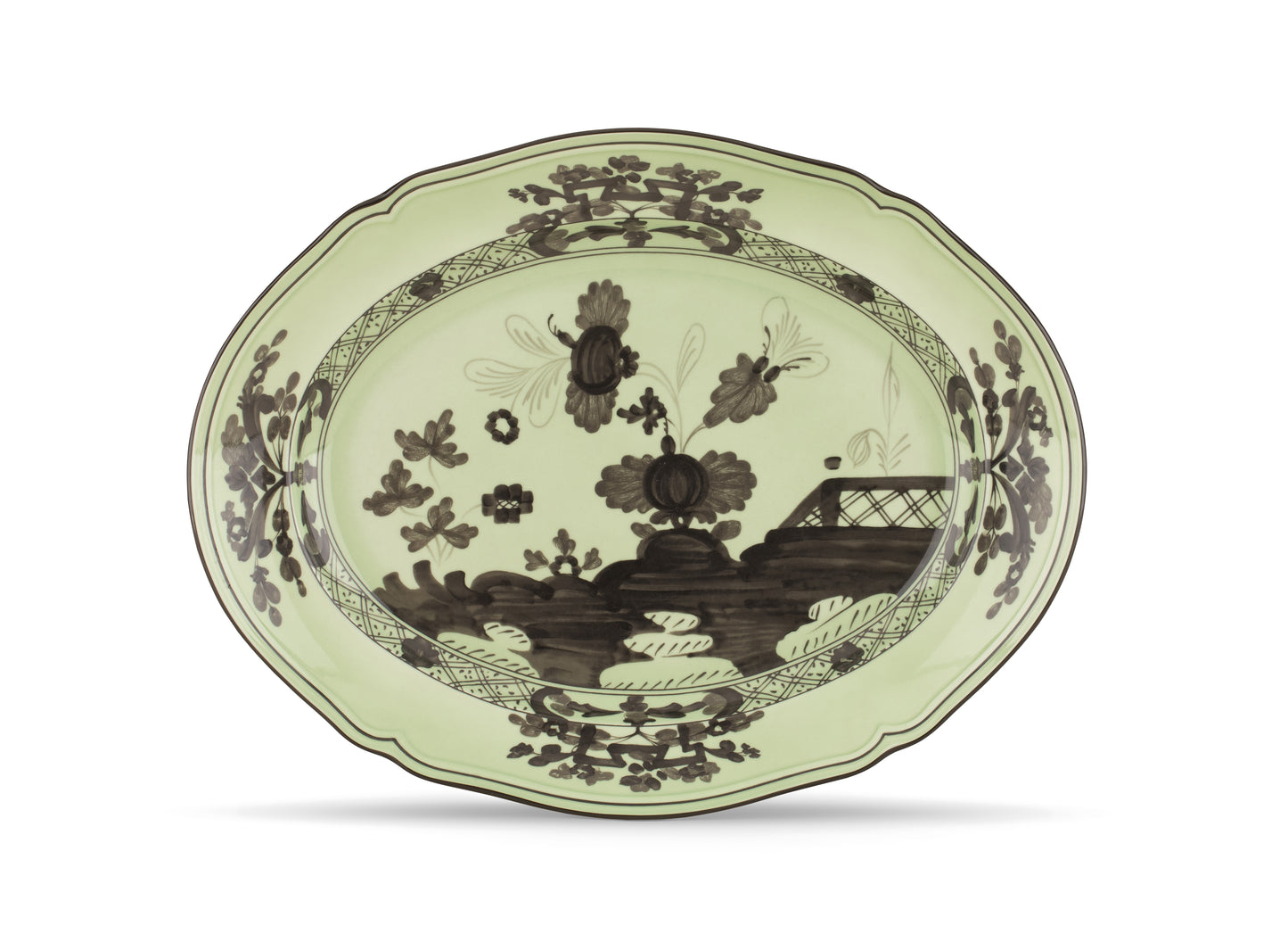 Oriente Italiano Bario Platter by Ginori 1735
