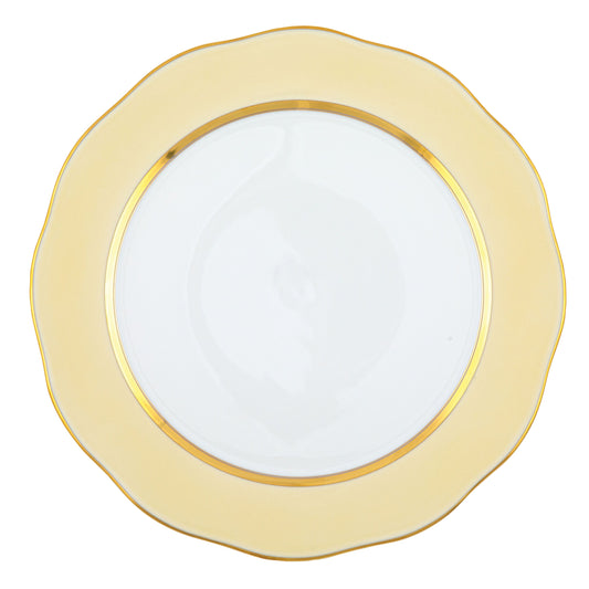Herend Silk Ribbon Charger Plate - Beige