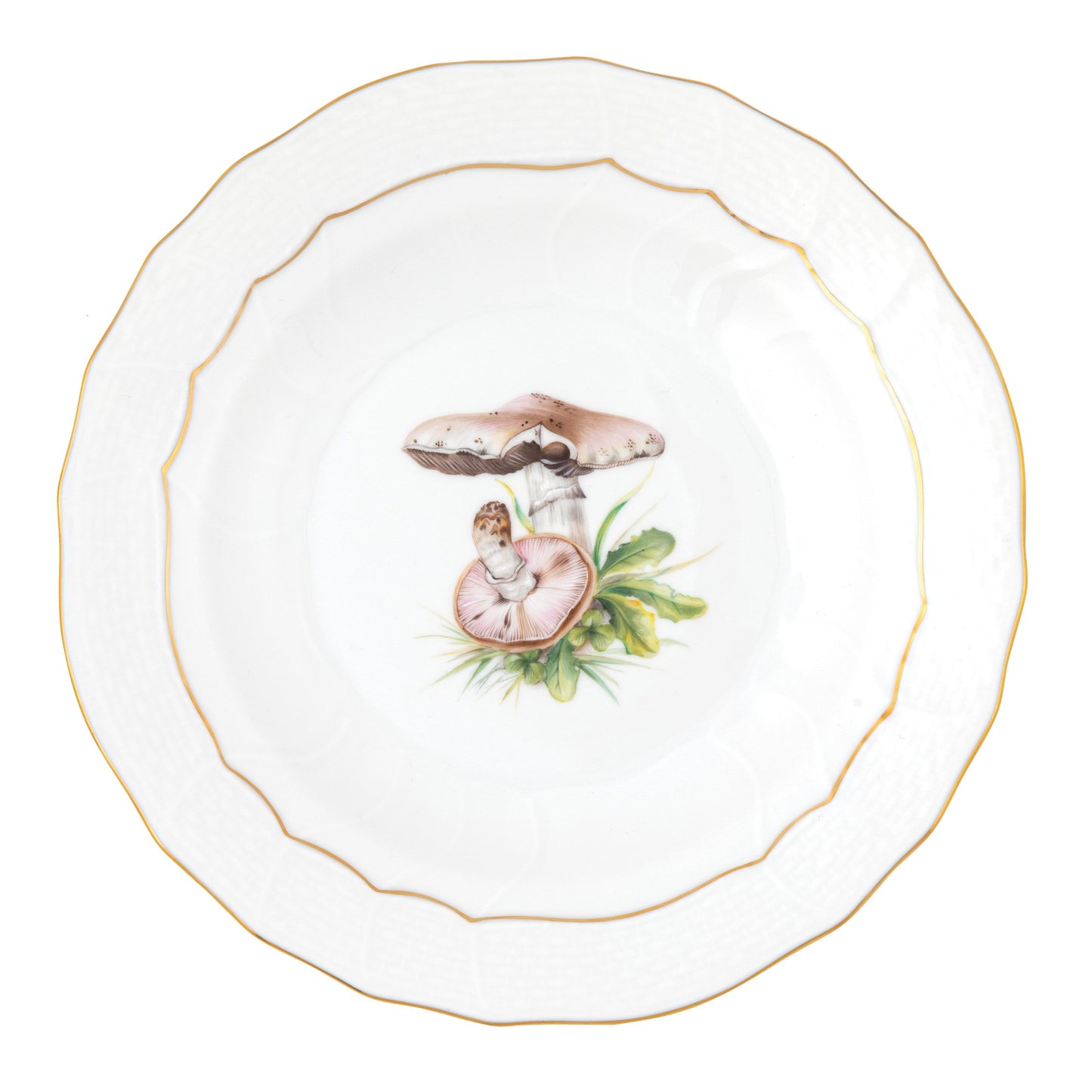 Mushroom Luncheon Plate - Motif 1