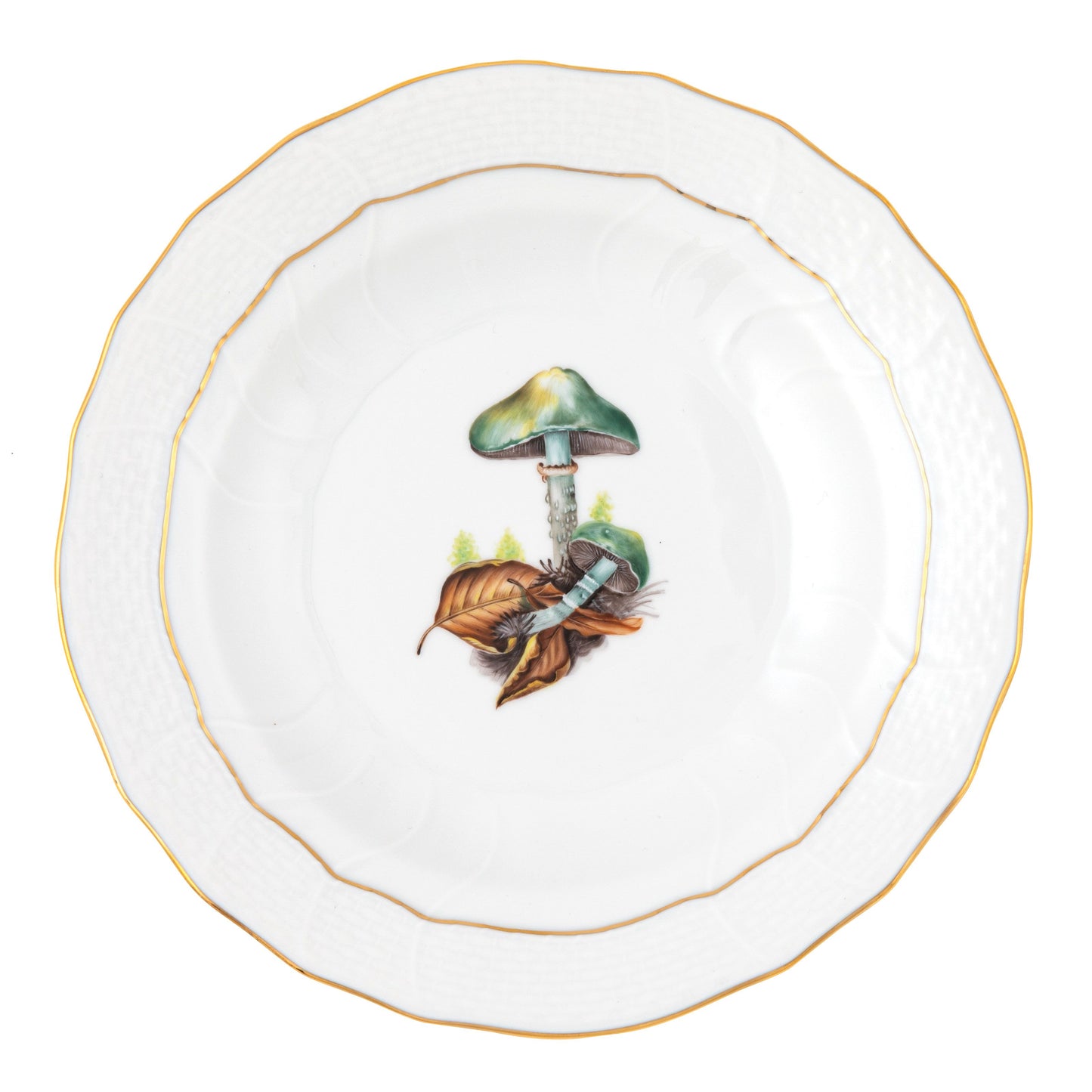 Mushroom Luncheon Plate - Motif 6