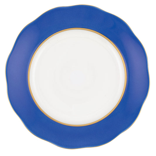 Herend Silk Ribbon Dessert Plate - Cobalt