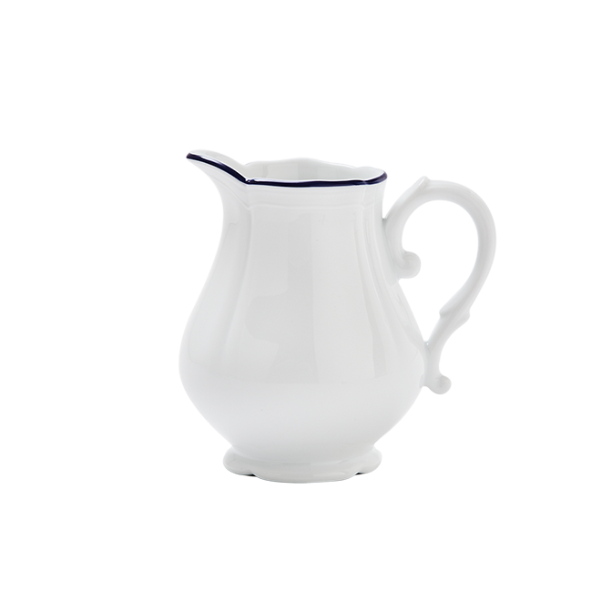 Corona Blue Milk Pitcher by Ginori 1735