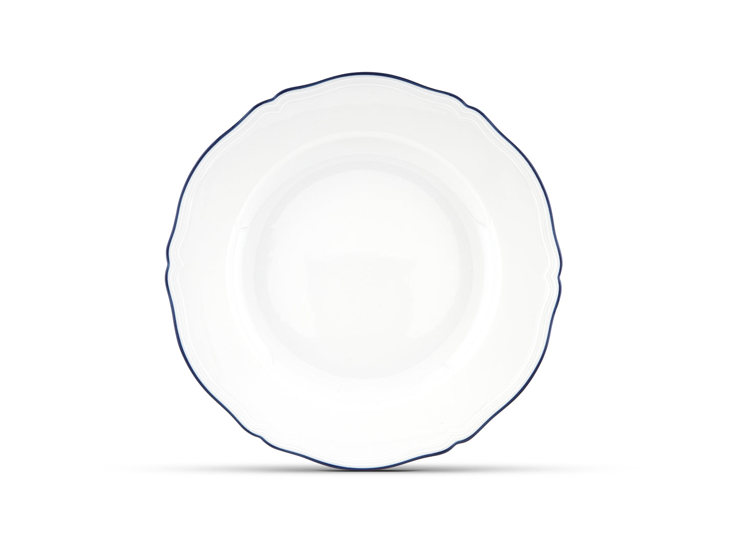 Corona Blue Round Platter by Ginori 1735