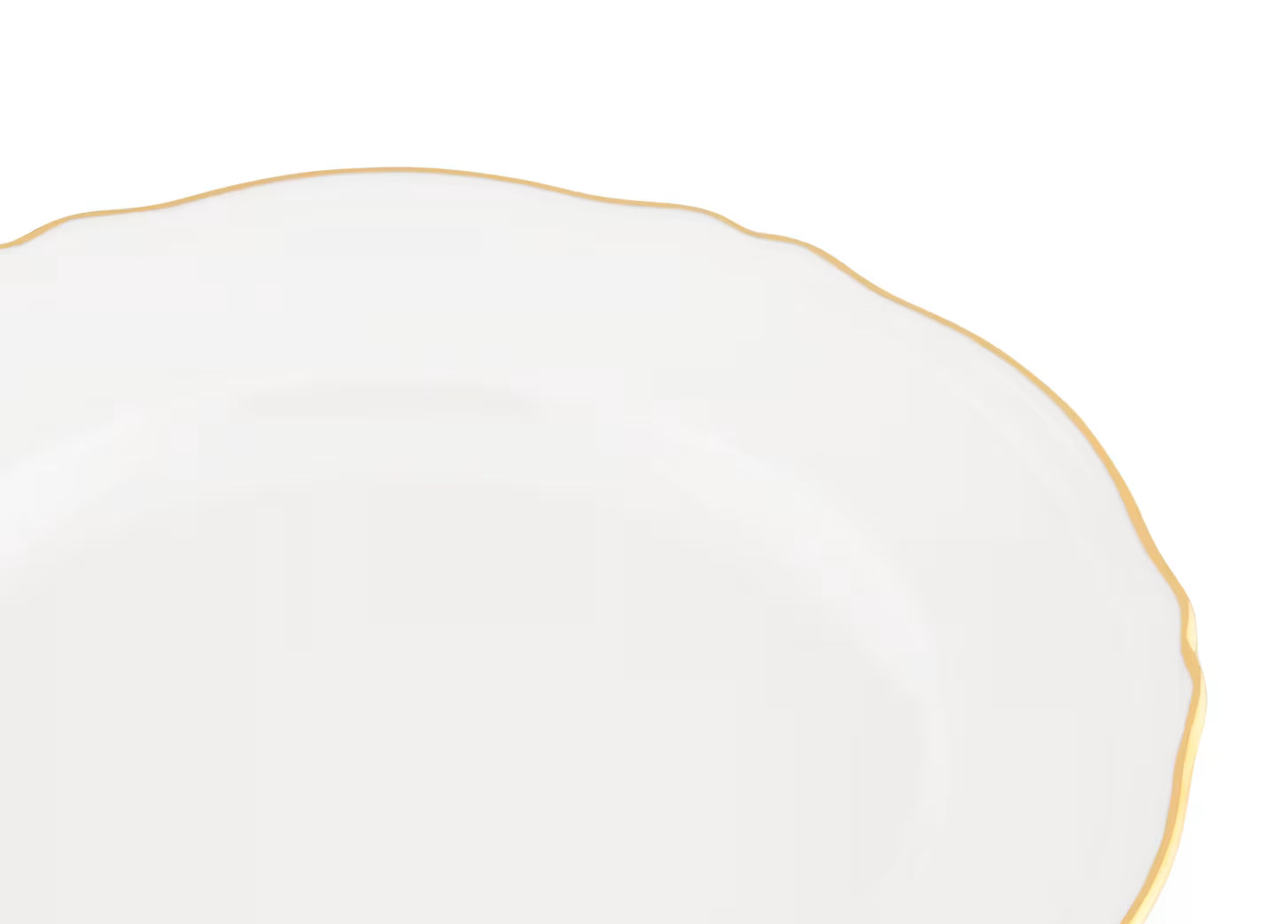 Corona Gold Salad / Dessert Plate by Ginori 1735