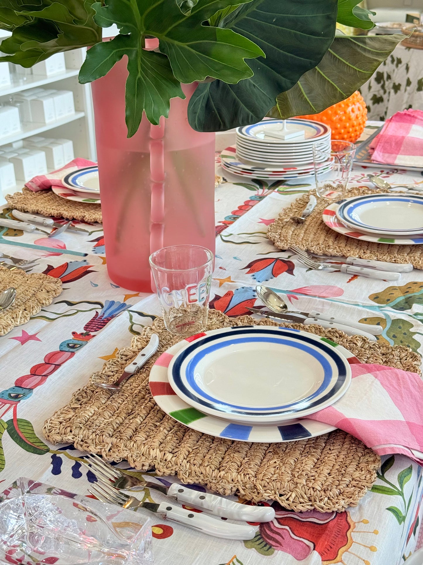 Tina Frey Pink Loopy Vase, Large