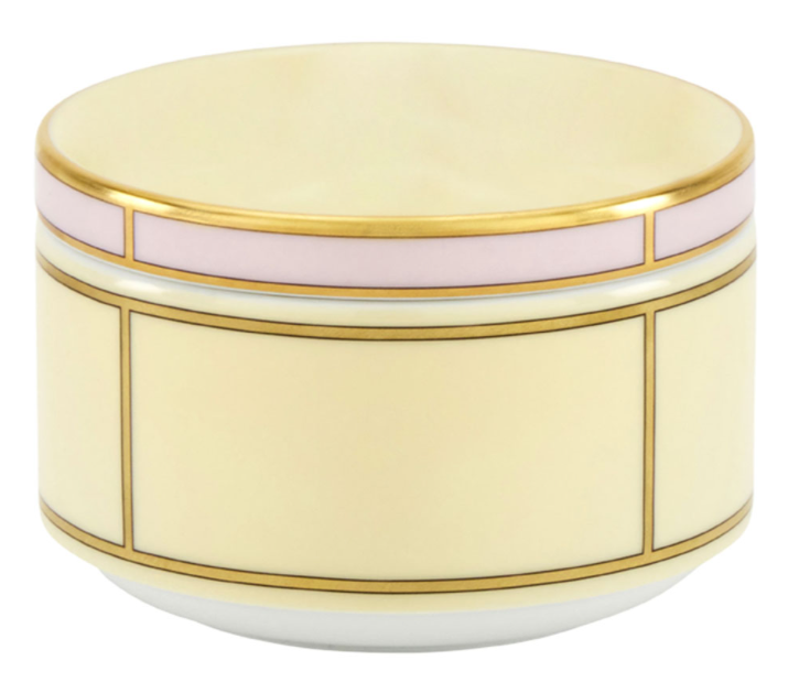 Diva Yellow Sugar Bowl with Lid