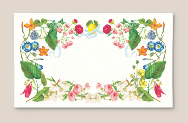 Casa Felix Flower Power Place Cards S/10 3x5