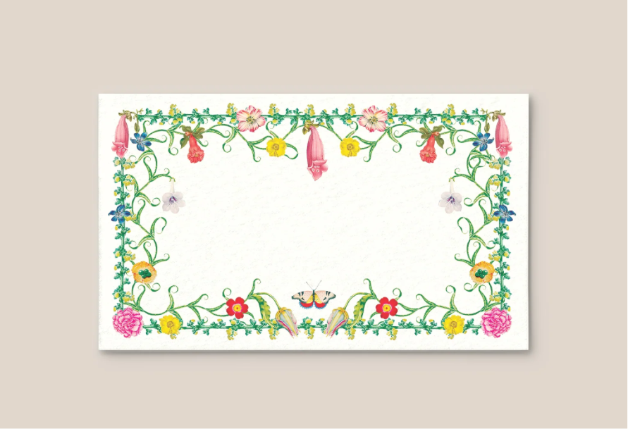 Casa Felix Floretta Place Cards S/10 3x5