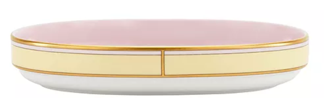 Diva Giallo Pickle Dish by Ginori 1735