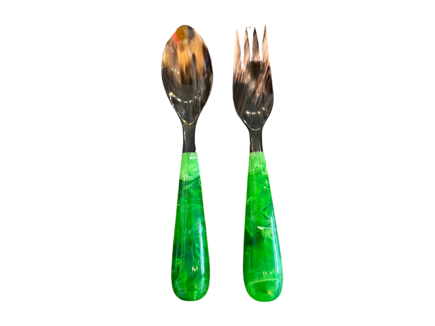 Large Bright Green Resin Servers