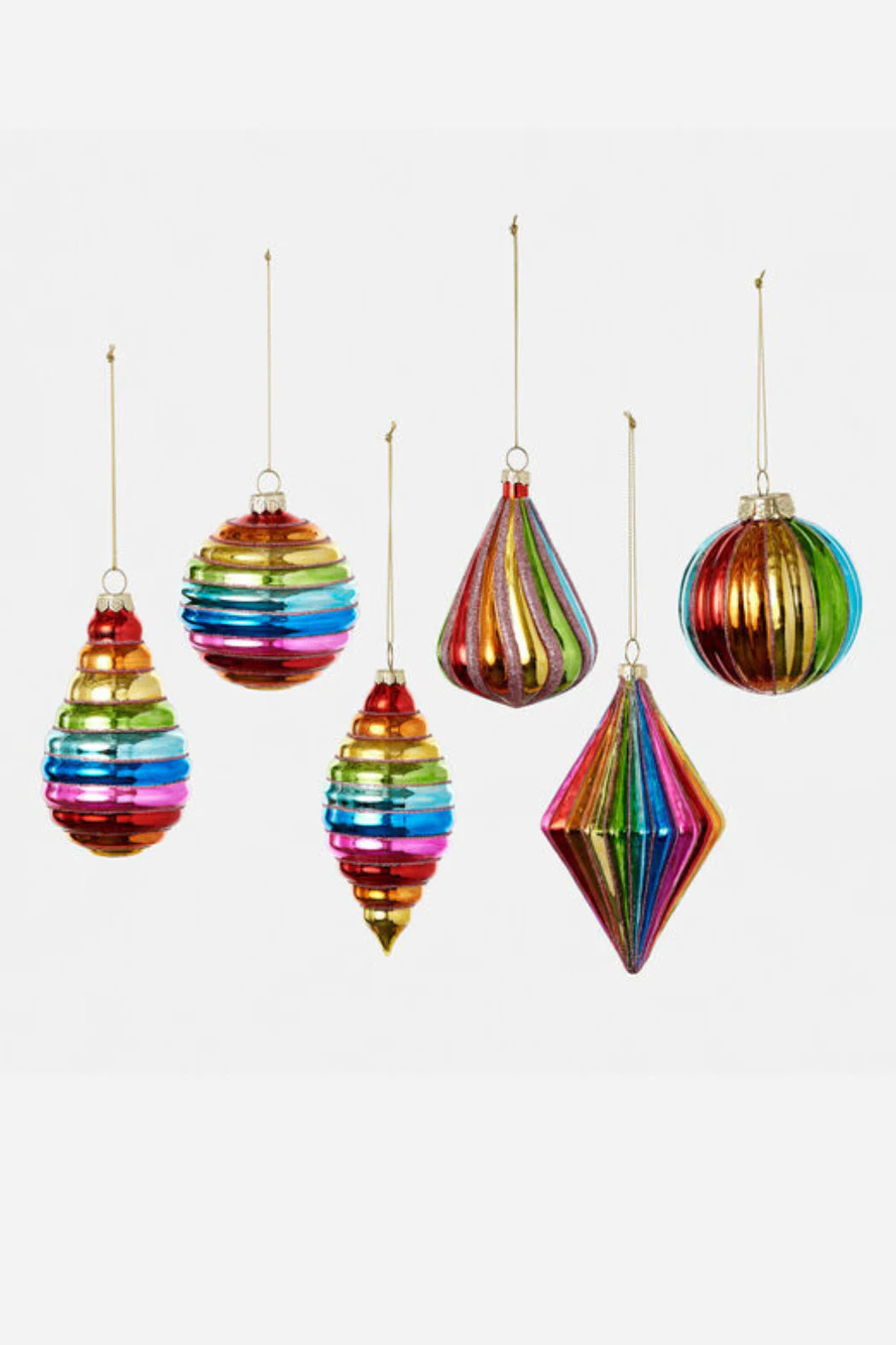 Rainbow Glass Ornament
