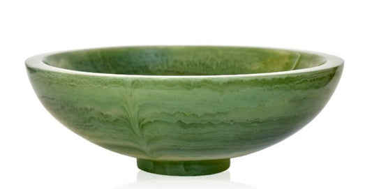 Large Resin Salad Bowl Sage