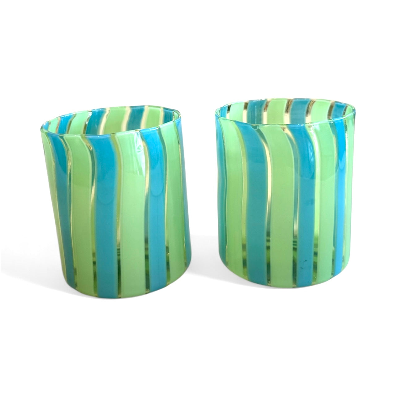 Murano Striped Tumbler Set of 2