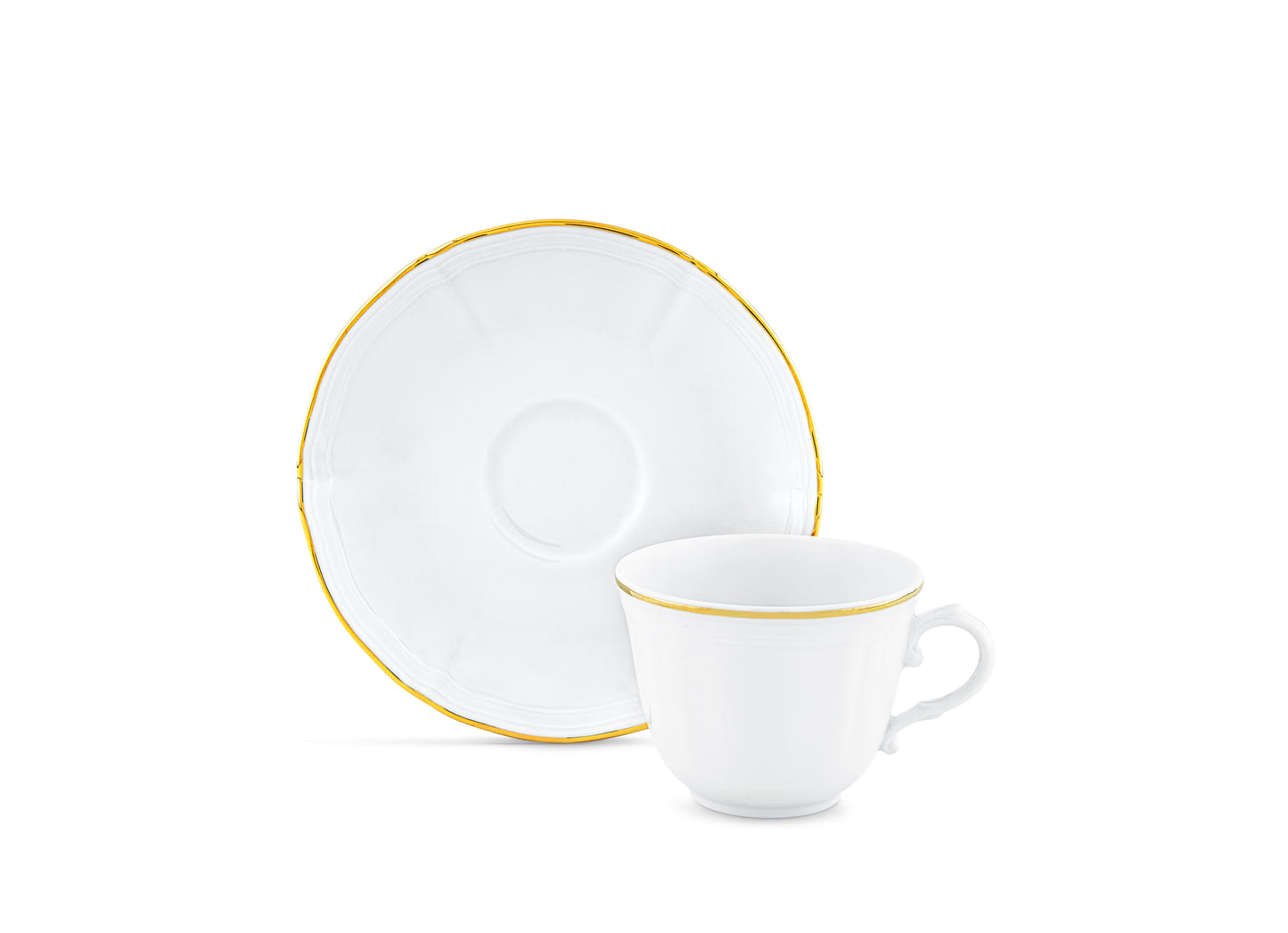 Corona Gold Coffee Cup by Ginori 1735
