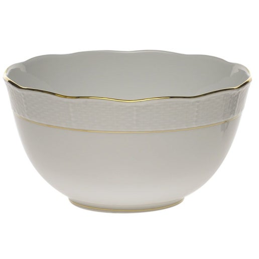 Golden Edge Round Bowl-