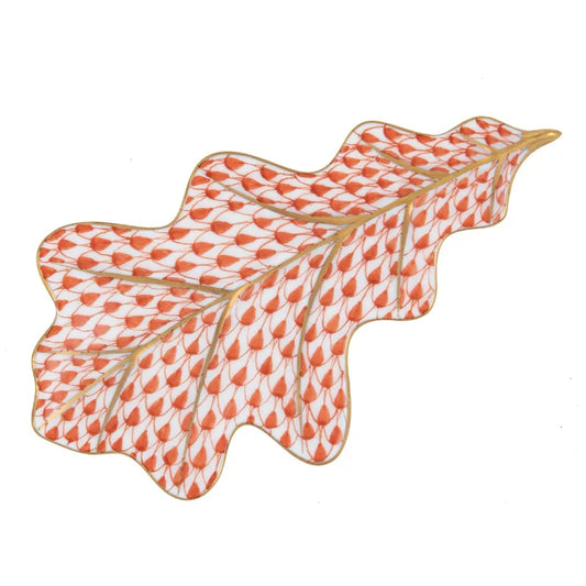 Herend Rust Oak Leaf